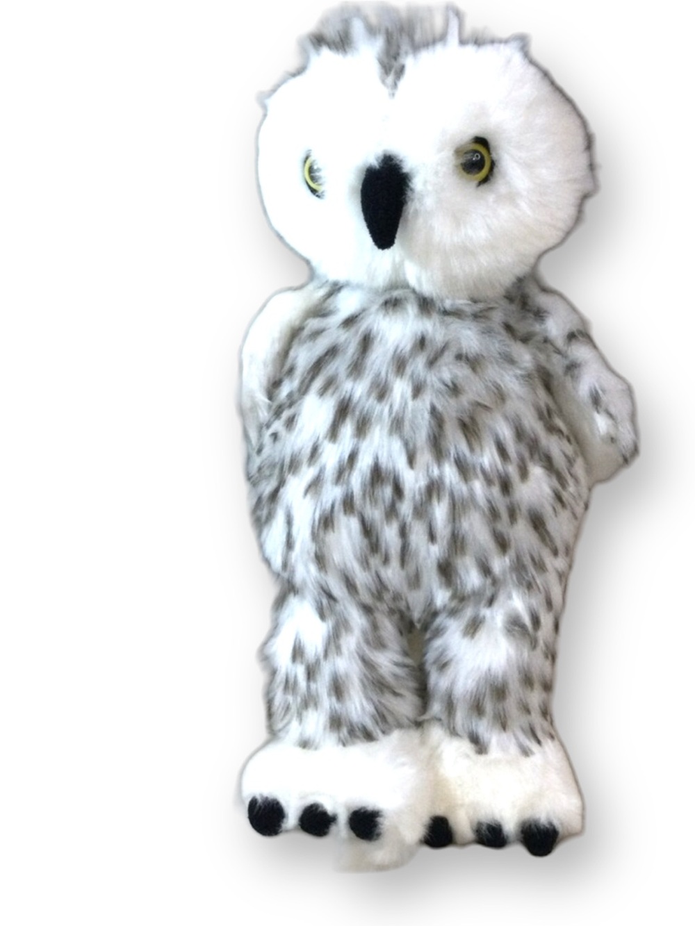 Build A Bear Workshop Snowy Owl Plush 2009 Spotted Owl 15 inch W Rotating Head 🦉